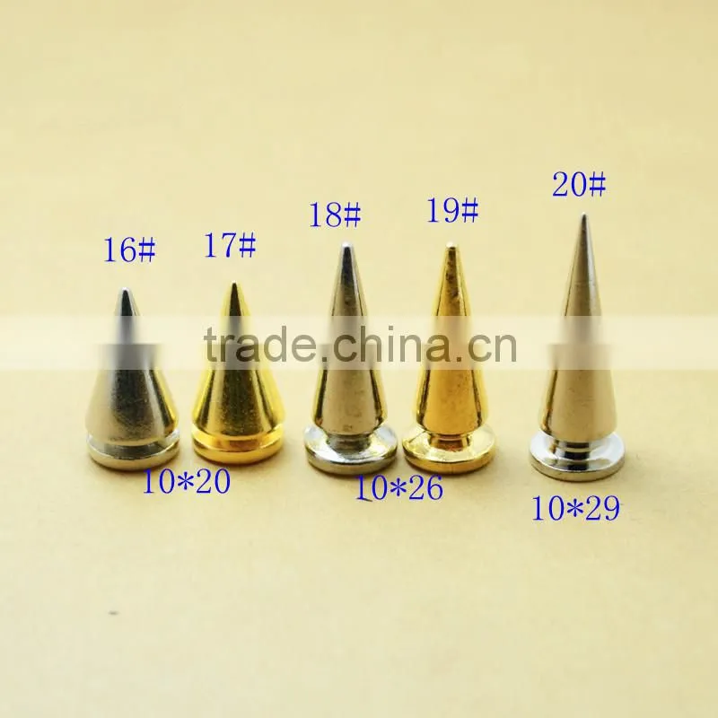 Shank diamond rivets stone for leather belt