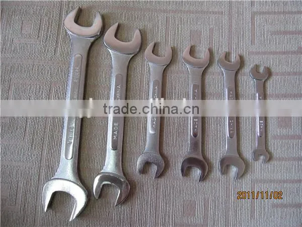8*6-22 Carbon steel Double Open end spanner Set