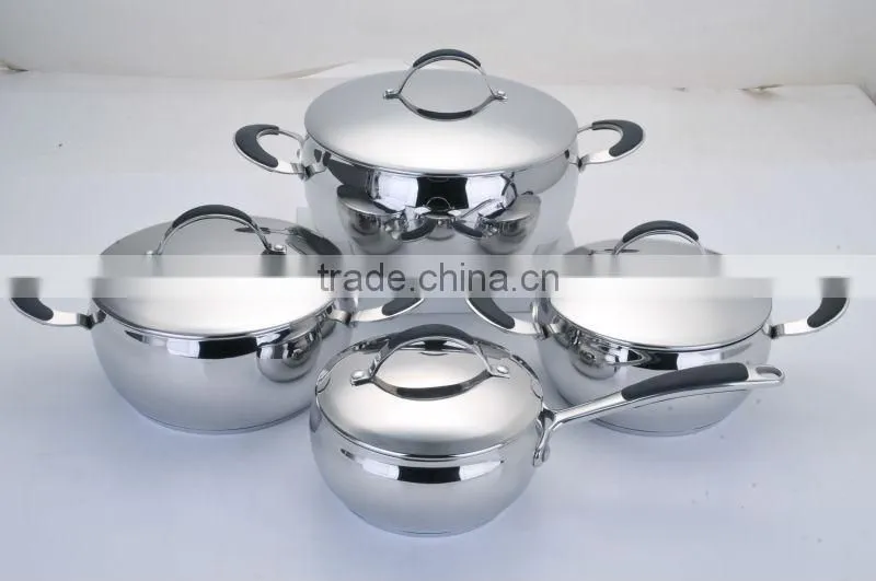 8Pcs Stainless Steel Cookware /kitchenware Set
