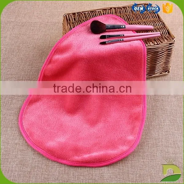 oil eraser 100% polyester soft makeup wipes cloth