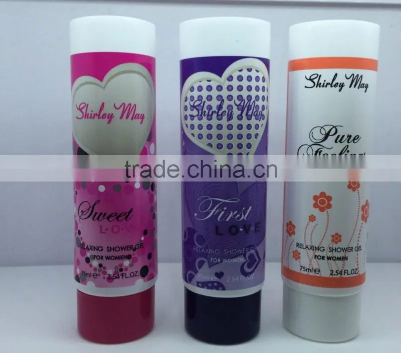 Plastic Packing Tubes for Cosmetics/Cosmetic Tube Container of Shower Gel