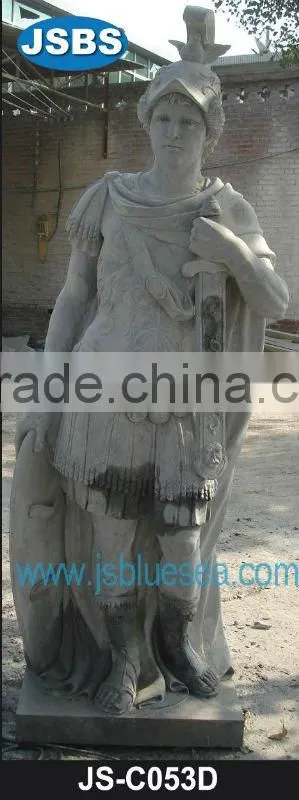 Carved White Marble Horse Statue