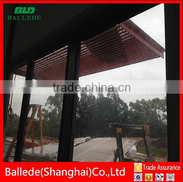 easy install powder coated sun shade louver roof