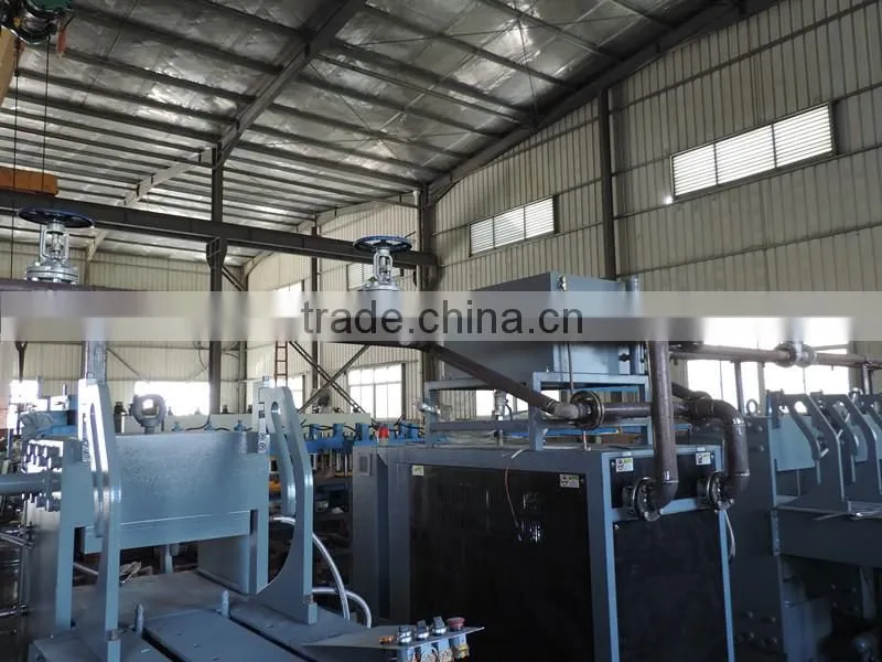 Full Automatic 120 kw conduction oil heating hydraulic rubber sole machine double color