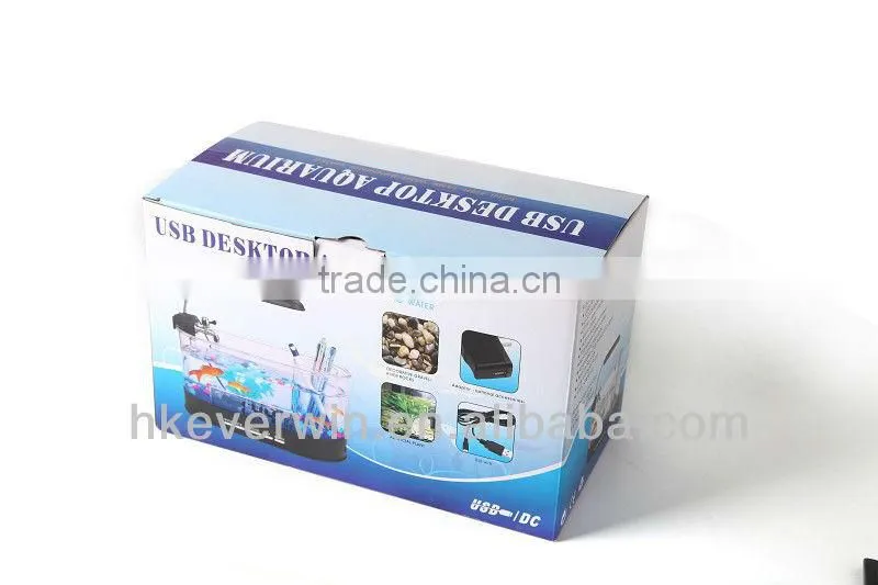 Supply table basse mini aquarium fish tank