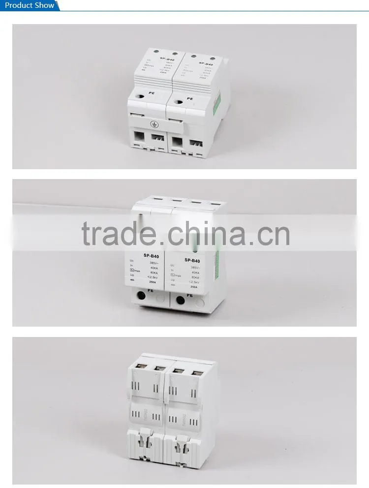 SAIP/SAIPWELL New Hot Sale 2 Poles 385/440V Durable IP65 Electrical Surge Arrestor