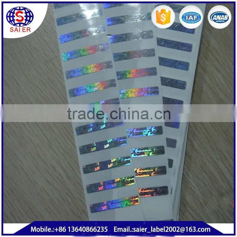 Anti Counterfeiting Hologram scratch off labels