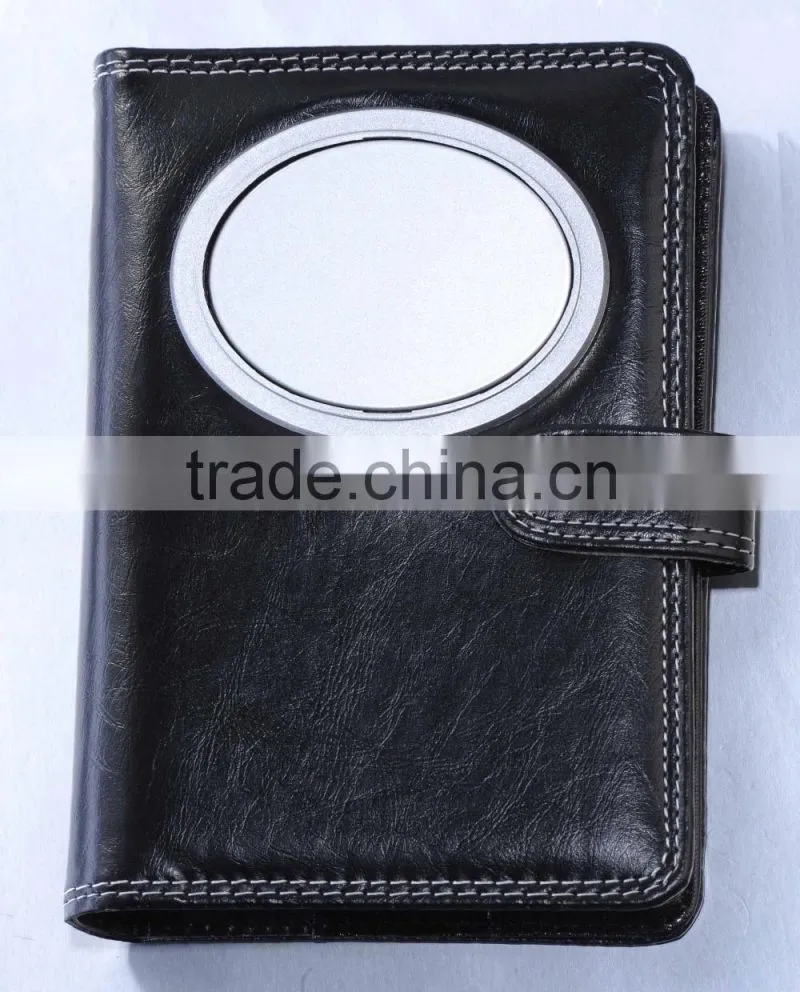 Customized Environment Friendly Cover PU Leather Organizer A4 Folder