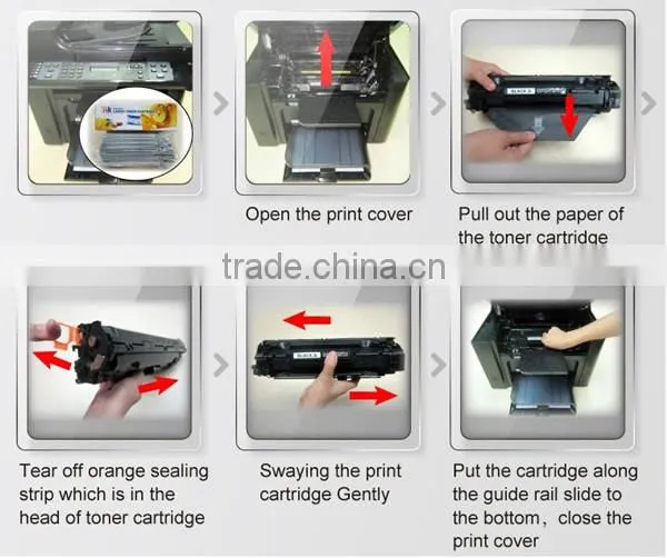 China Manufacturer compatible toner cartridge for Oki printer spare parts toner 52114501