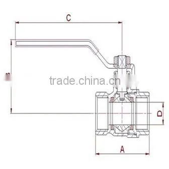 V104 BRASS BALL VALVE