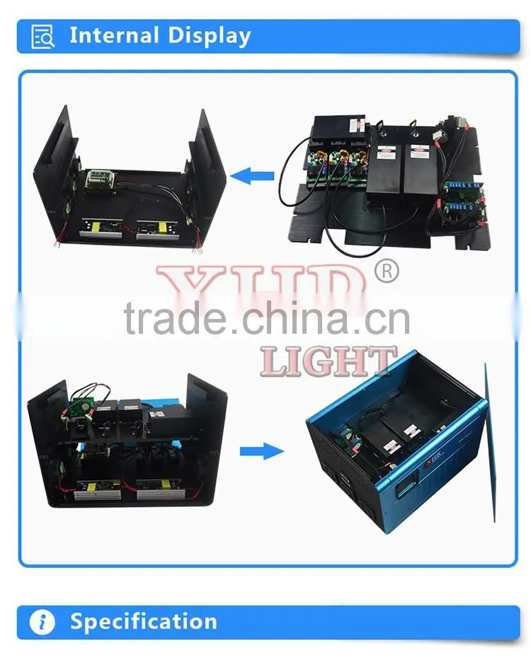 XHR 8 watts animation laser projector,rgb laser light show projectors