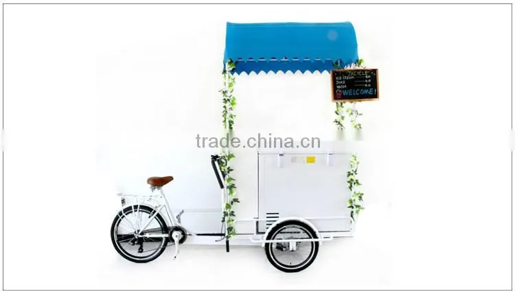 Mini mobile Ice cream cart and ice cream bike for sale