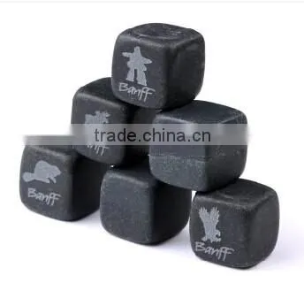Customized Product Type and Natural Stone Material Ice Cube Rocks for Whisky Lovers