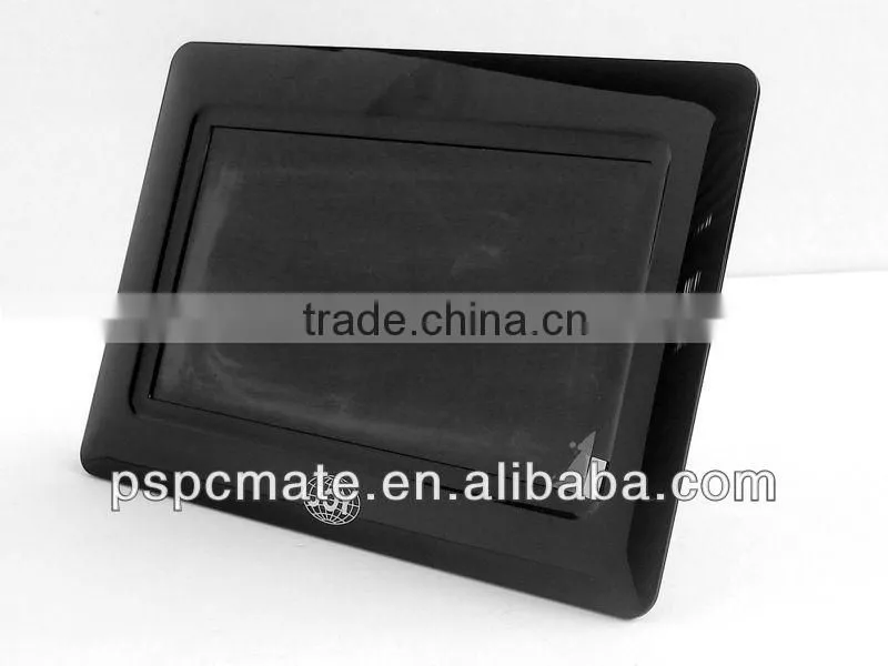 Black 7 inch digital photo frame CE RoHS