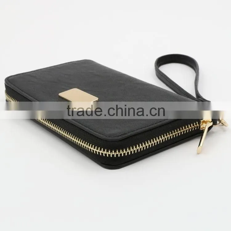 2016 latest fashionable PU leather wallet, phone 6 wallet factory directly