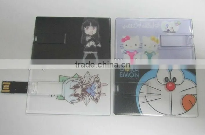 promotional gifts for girl or boys factory price with samsung chip PVC Usb Flash Drive 1GB-64GB Hot Seller Credit Card Plastic