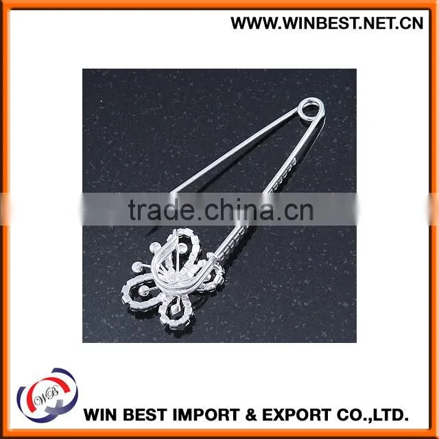 China wholesale costume jewellery trendy brooches, rhinestone pin for wedding