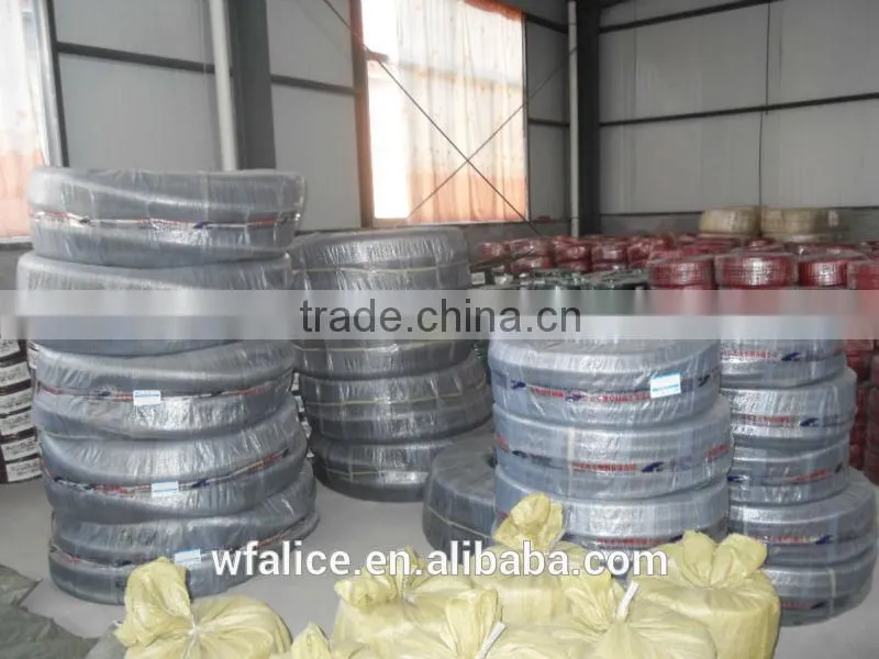 Weifang Clear PVC Steel Wire Reinforced Suction Hose/Flexible Transparent PVC Steel Suction Hose