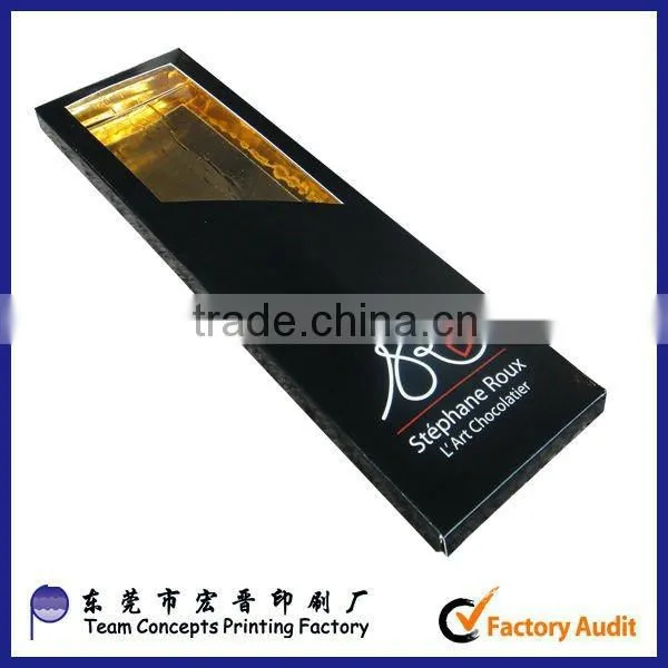display cardboard gift box with pvc window