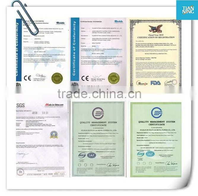 Water proof leak guard and 3 pcs high quality sanitary napkins from China