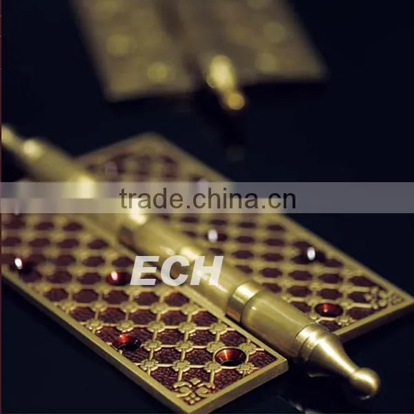 China Hardware hotel Retro Style copper brass type of door hinge