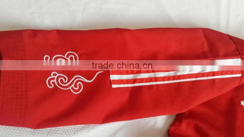 Red Colour Light Weight Judo Uniform,,martial arts wear clothes, fashion sports taekwondo wear