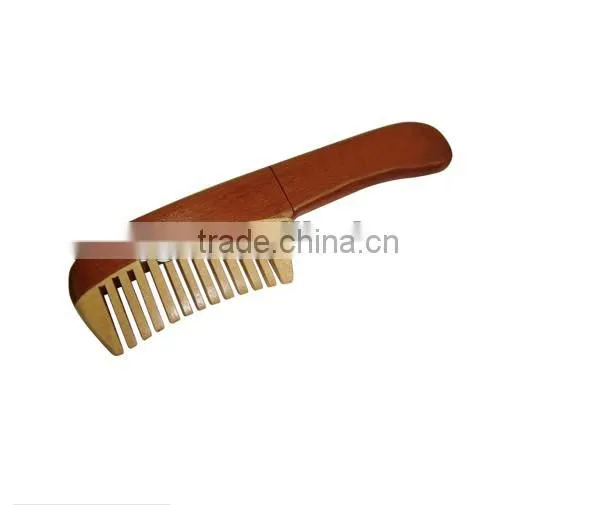 Most Popular Wooden Comb Shape USB Flash Drive
