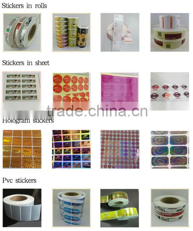 2014 neserial number sticker labels&custom hologram sticker&adhesive label