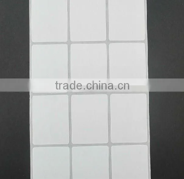 Bizsof30mm*40mm-3000pcs/roll self-adhesive label / coated paper sticker / art paper sticker / barcode label paper / sticky label