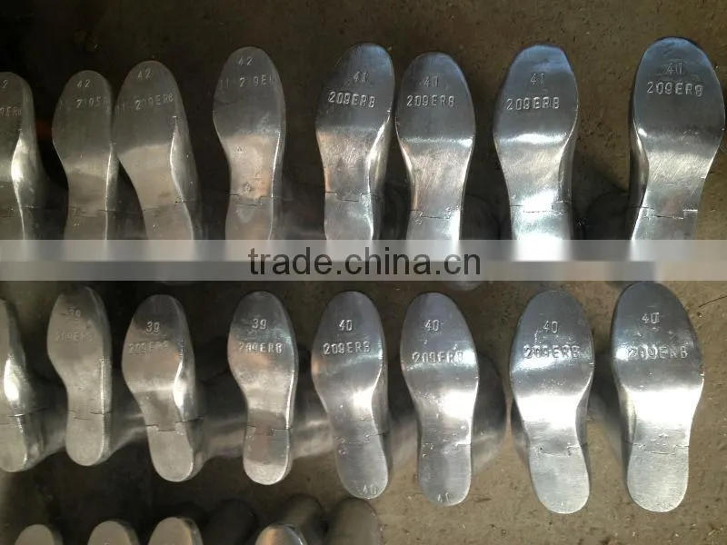 Aluminum last for chest wader
