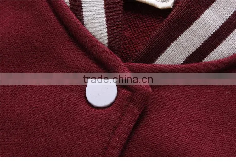 New product fashion new lovers baseball uniform coat for heavy fleece hoodie
