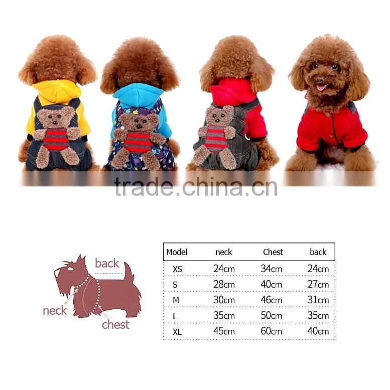 Yiwu Berry Four Legs Bear Cosplay Costume Dog Winter Clothes