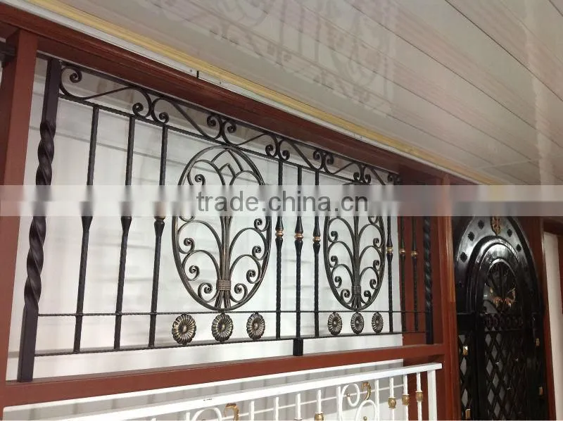 Top-selling rod iron modern design for balcony railing