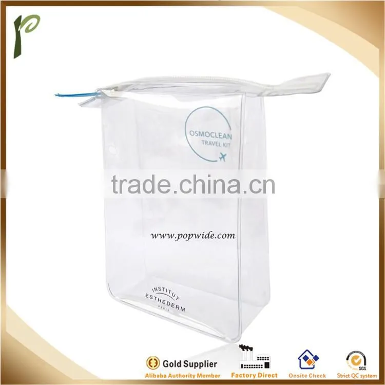 Popwide 2015 New Fashion High Quality Cheap Clear PVC Packaging Bag