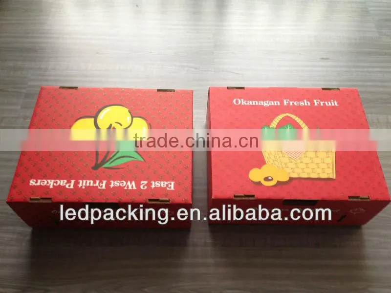 Color printed shipping box