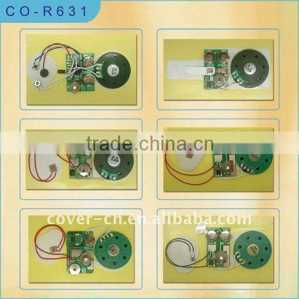 New Chippest OTP Programmable sound modules for greeting cards and sound box