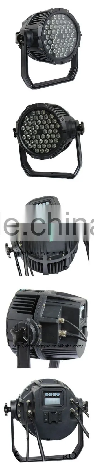 54*3W Professional Led Stage Lights WATERPROOF RGB With DMX512 Master Slave Par Light Dj Controller