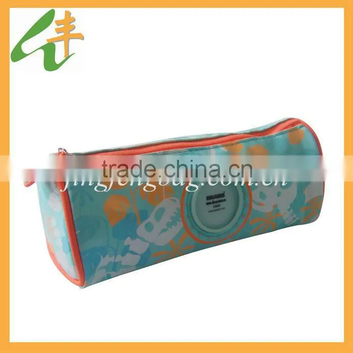 2016 fashion leisure pu stationery bag pencil case for teenager
