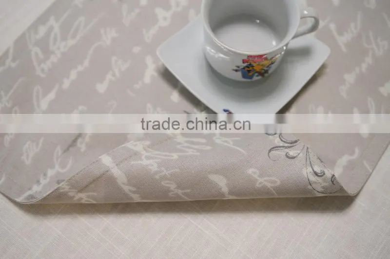 round table placemat/cheap plastic placemat/ kitchen table placemat