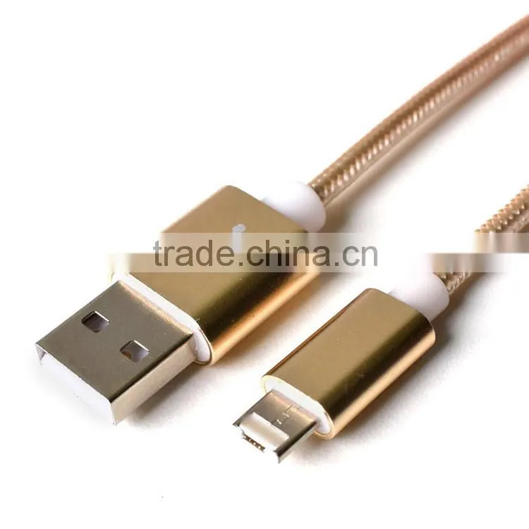 Quick charge usb micro data cable for android mobile phone