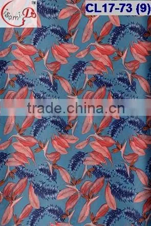 CL 17-73 2016 top sale new fashion soft material african fabric multi color flower embroidery sego for dressing