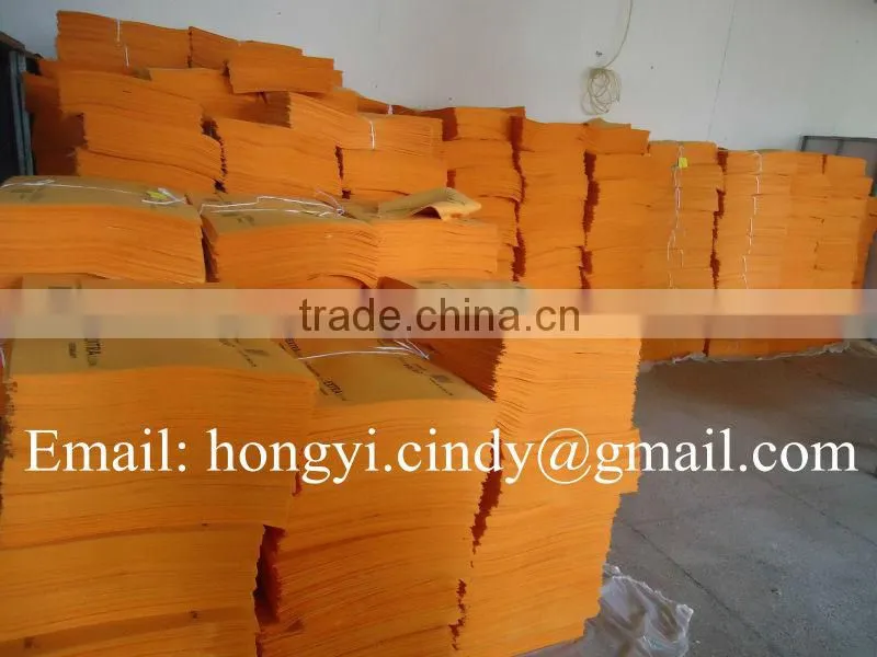 Logo printed orange super absorbent nonwoven floor wipes (nonwoven, viscose & polyester)
