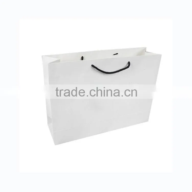Coated paper printed cloth shopping packaging bag