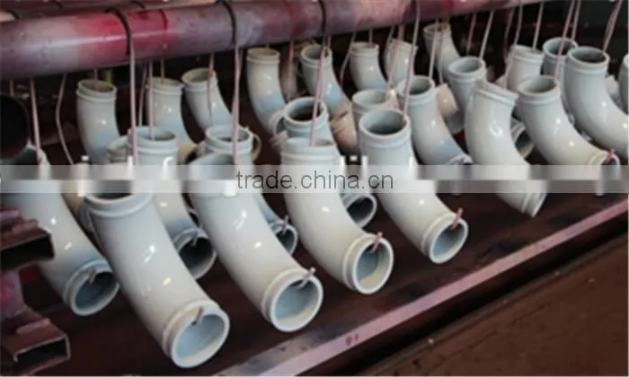 DN125*R180*90D Concrete Pipe Elbow Casting Concrete Pump Parts