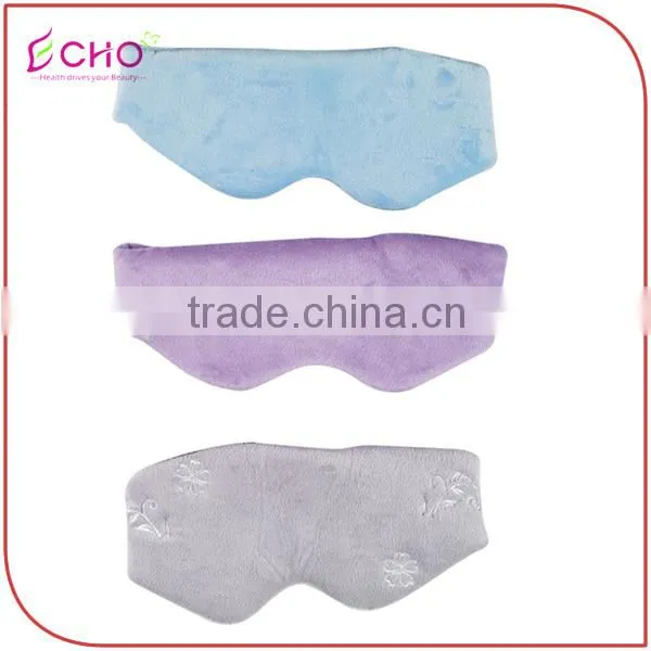 Polar Fleece Soothing Vibrating Embroider Heated Eye Care Massager