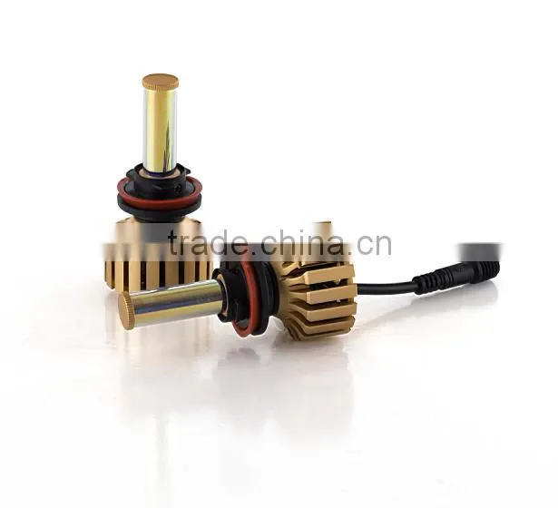 Hottest 30w 3000lm h11 Led Headlight , 2015 6000K Golden Car Headlight Led