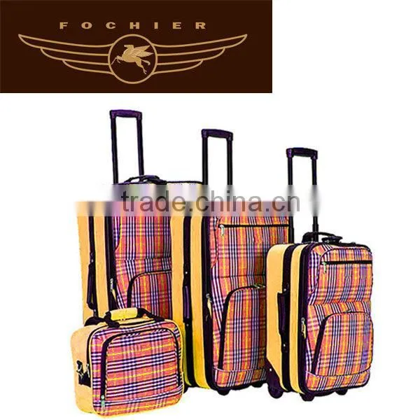 sky travle luggage canvas suitcases for students