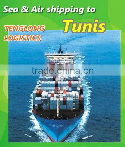 shipping agency to Tunis from Xiamen Fuzhou