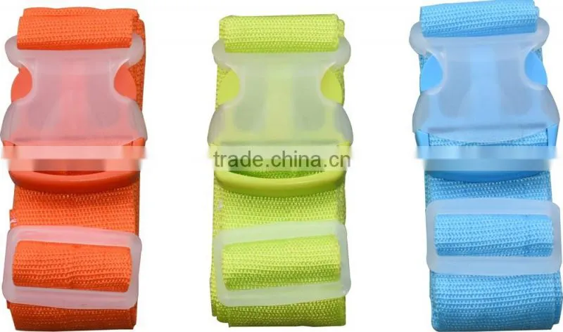 2015 new product colourful new design belt suitcase straps,exquisite design custom luggage strap