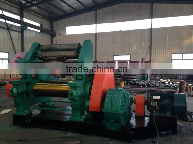 high quality two roll mixing mill with above rollers